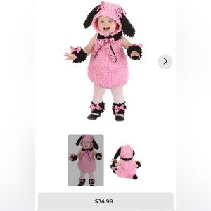 Princess Paradise Toddler Pink Poodle / Puppy Costume 18m/ 2t